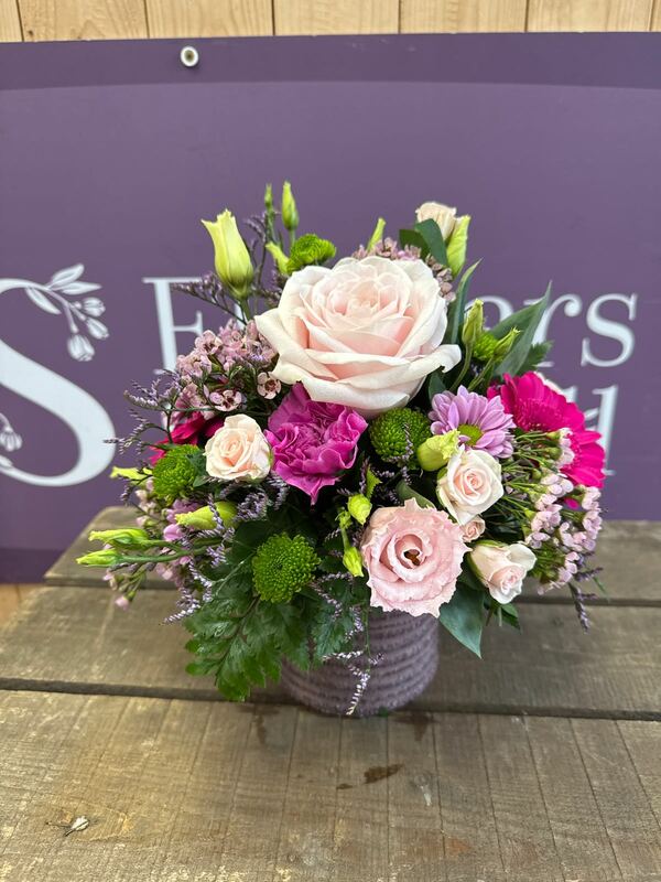 Flowers delivered to customer