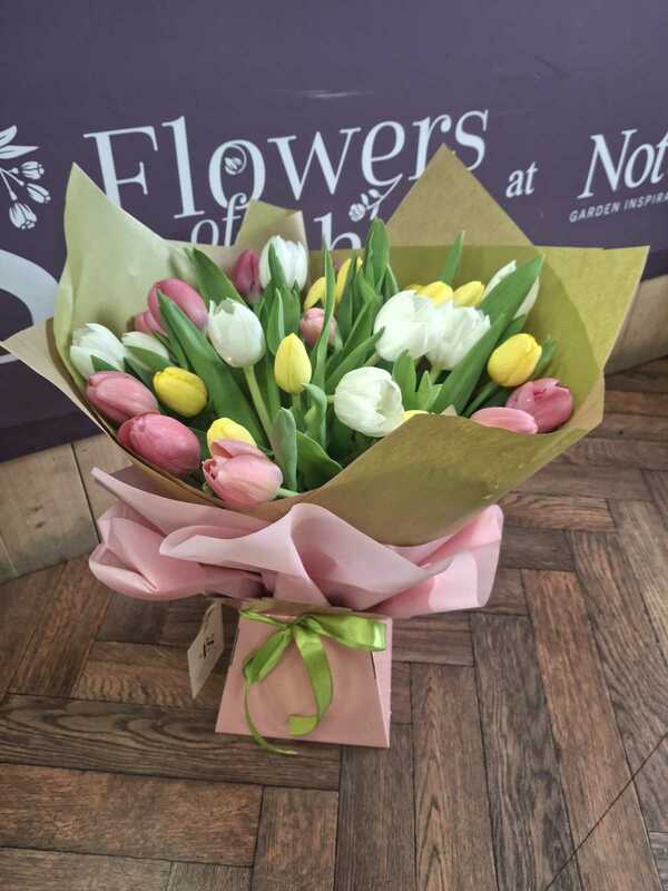 Flowers delivered to customer