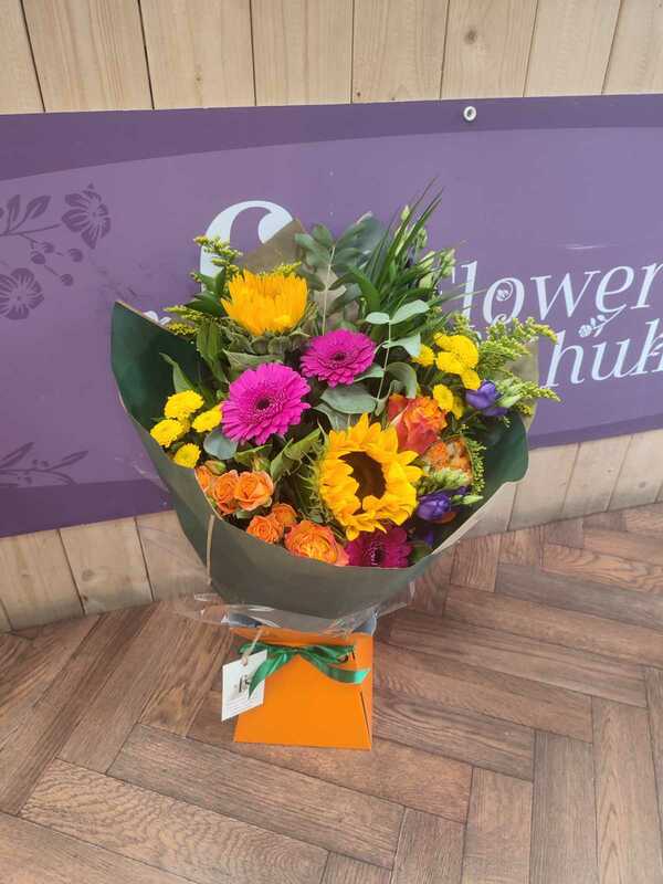 Flowers delivered to customer