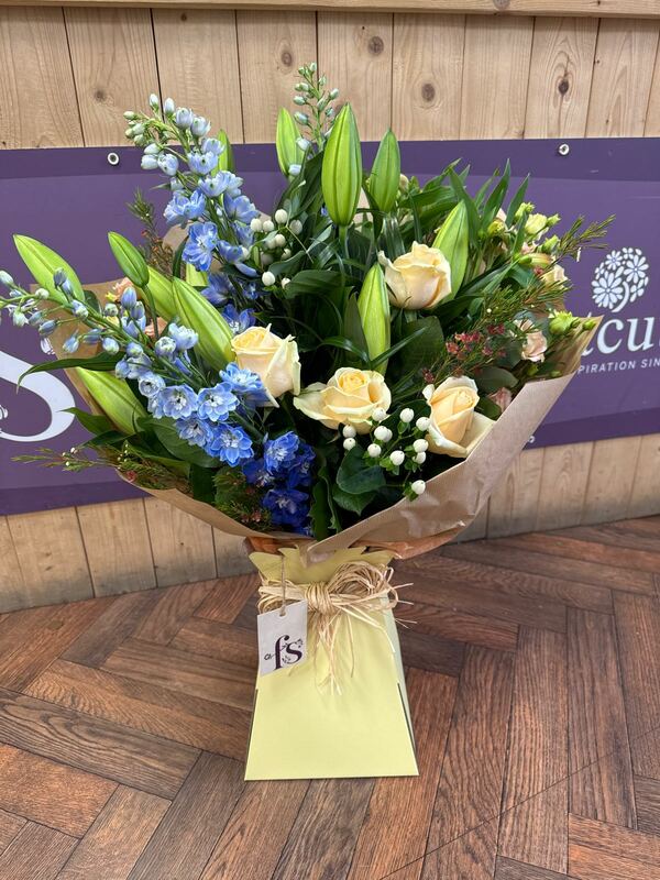 Flowers delivered to customer