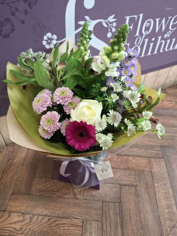 Flowers delivered to customer