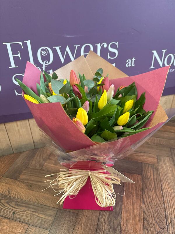 Flowers delivered to customer