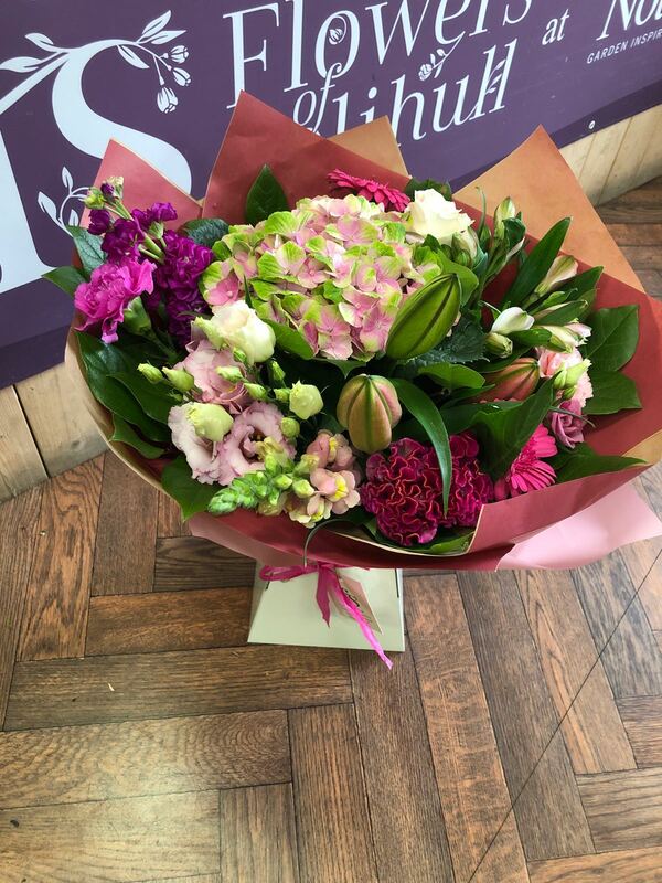 Flowers delivered to customer