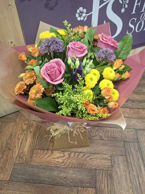 Flowers delivered to customer