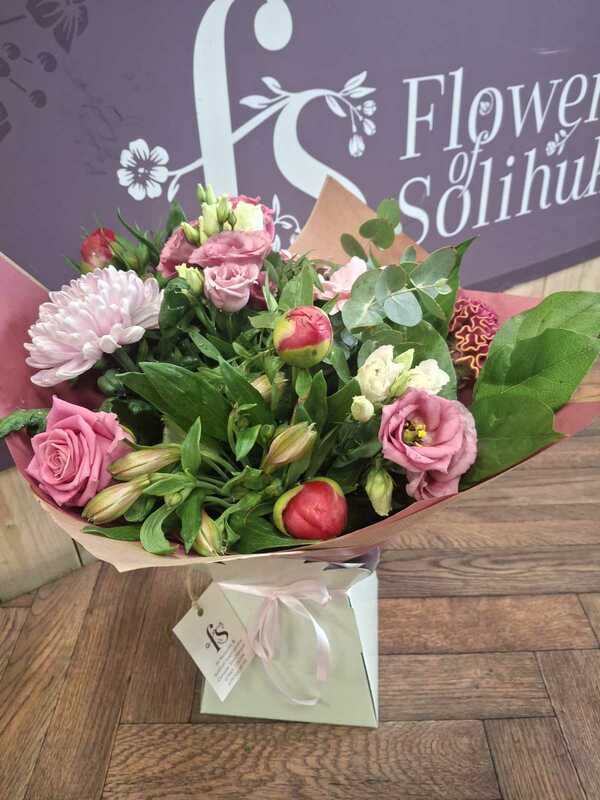Flowers delivered to customer