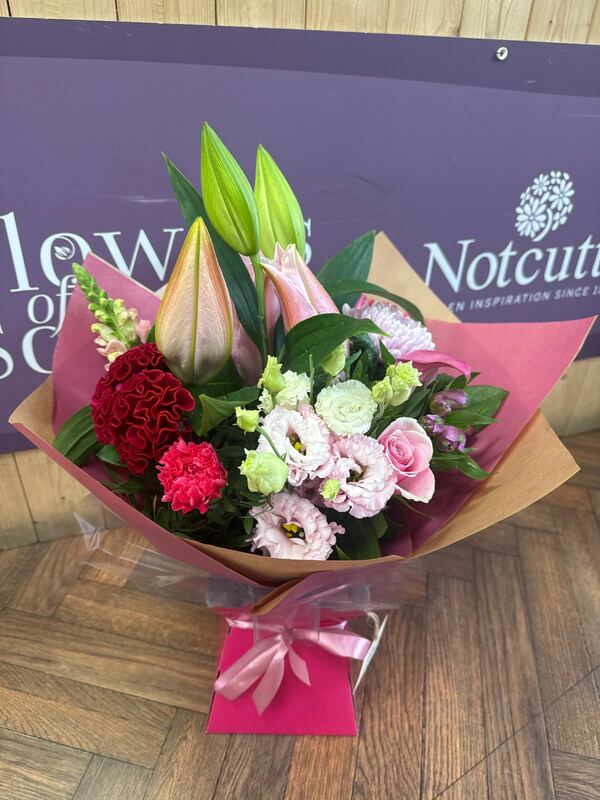 Flowers delivered to customer