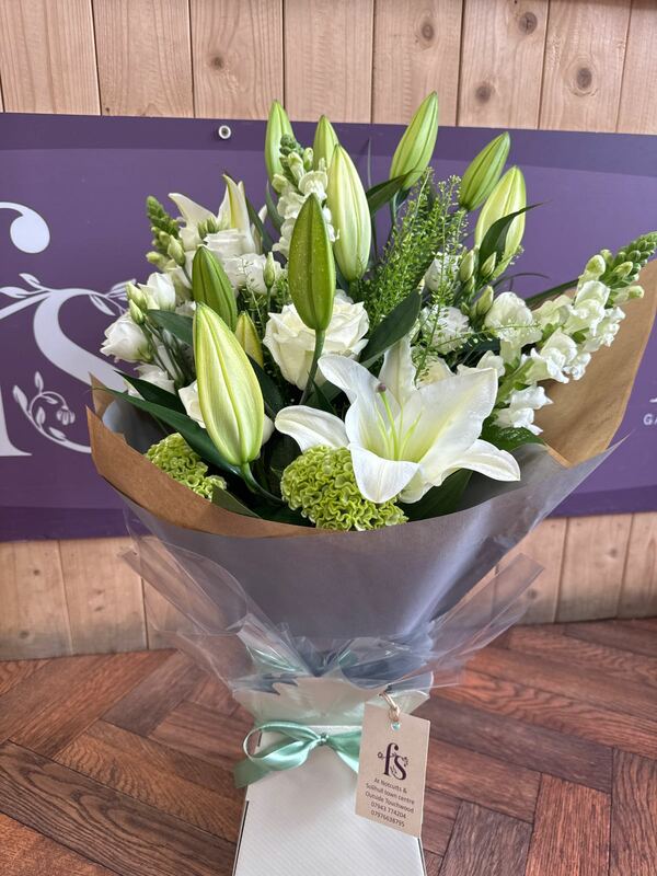 Flowers delivered to customer