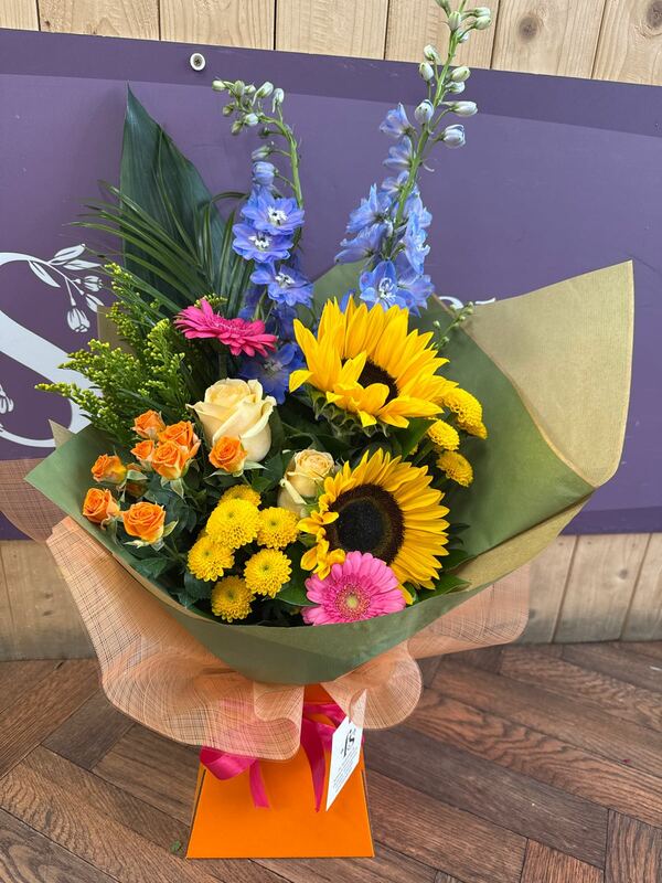 Flowers delivered to customer