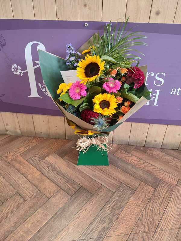 Flowers delivered to customer