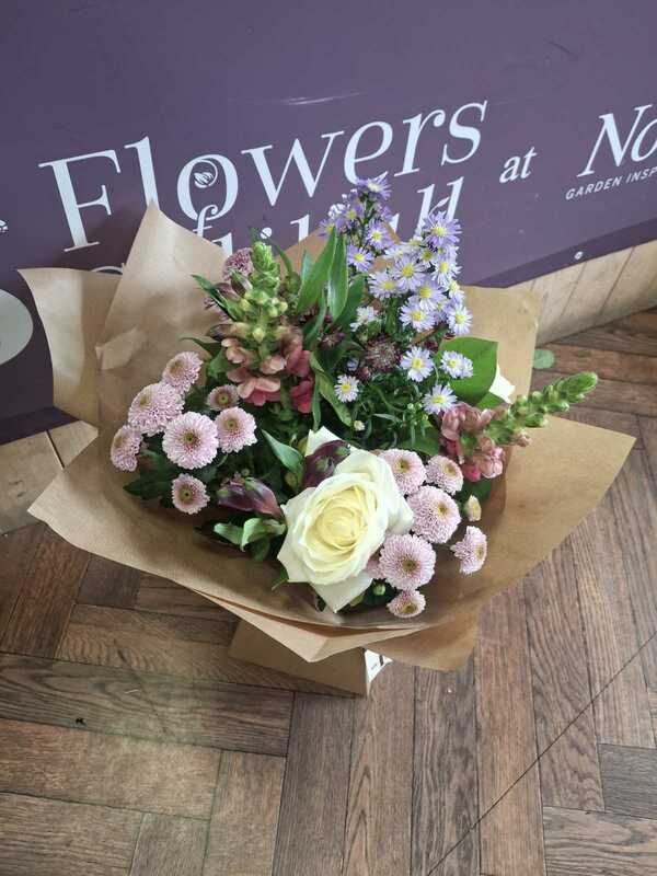 Flowers delivered to customer