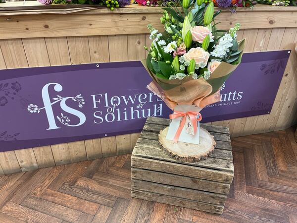 Flowers delivered to customer