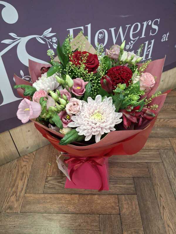 Flowers delivered to customer