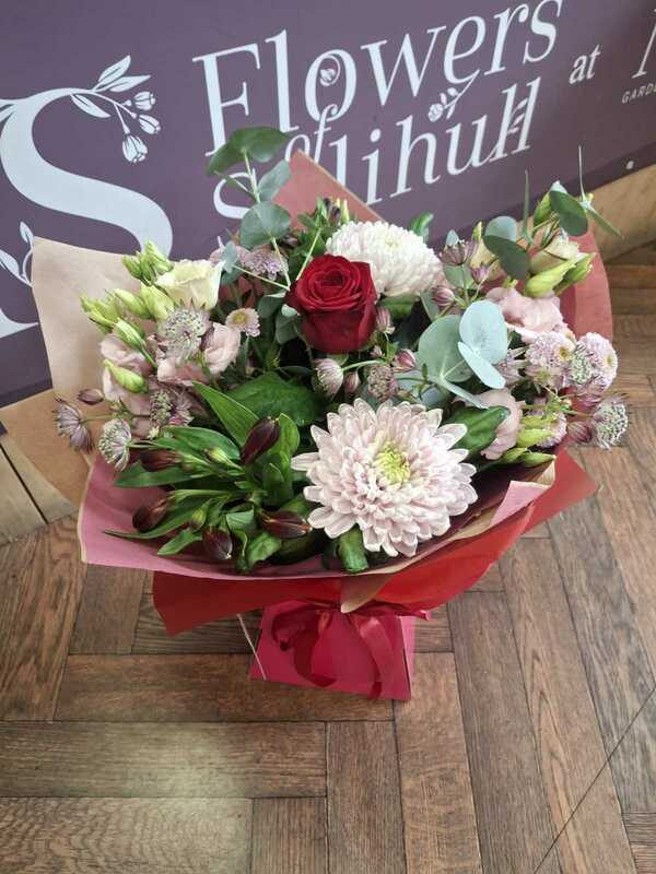 Flowers delivered to customer