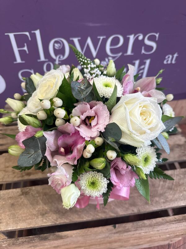 Flowers delivered to customer