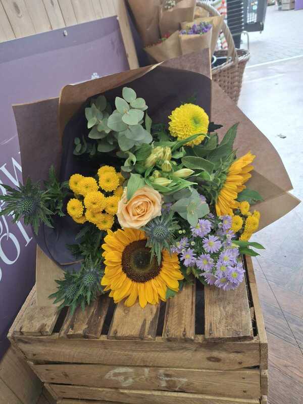 Flowers delivered to customer