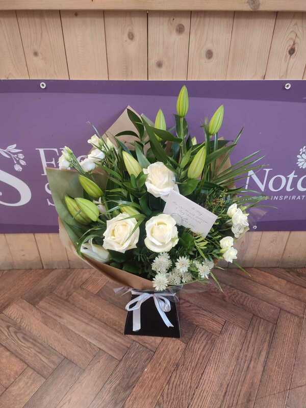 Flowers delivered to customer