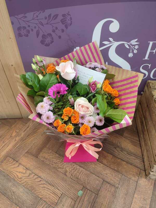 Flowers delivered to customer