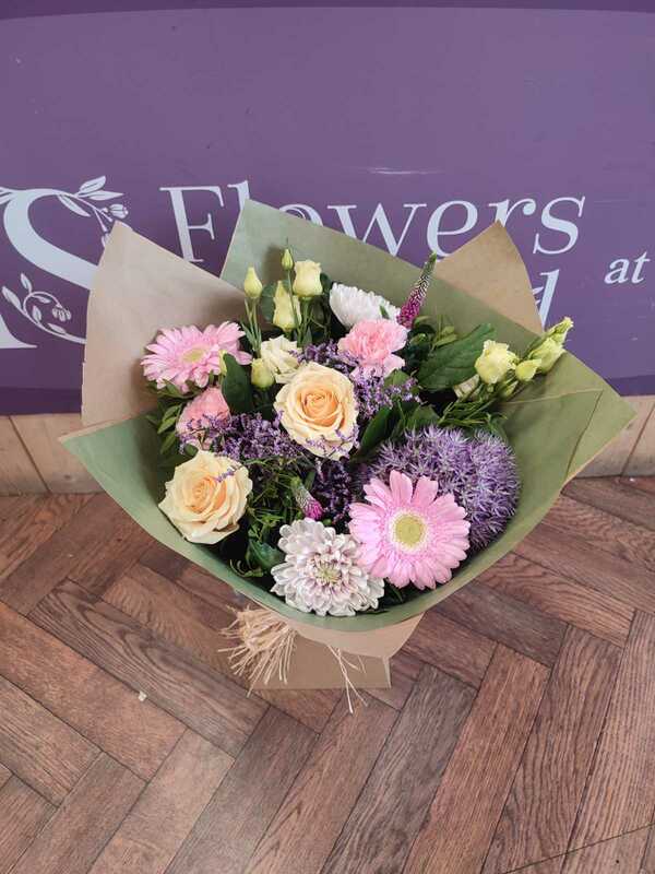 Flowers delivered to customer