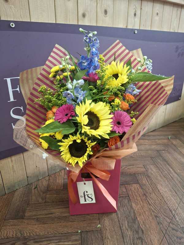 Flowers delivered to customer