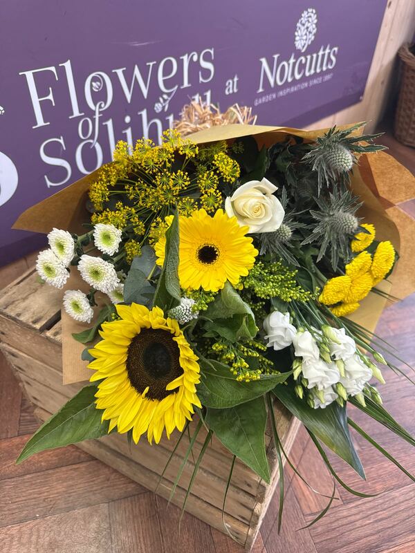 Flowers delivered to customer