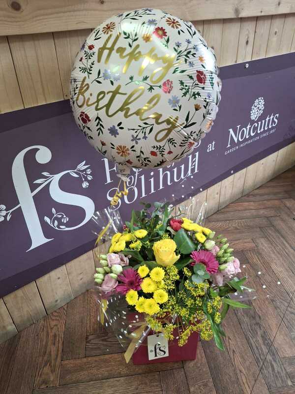 Flowers delivered to customer