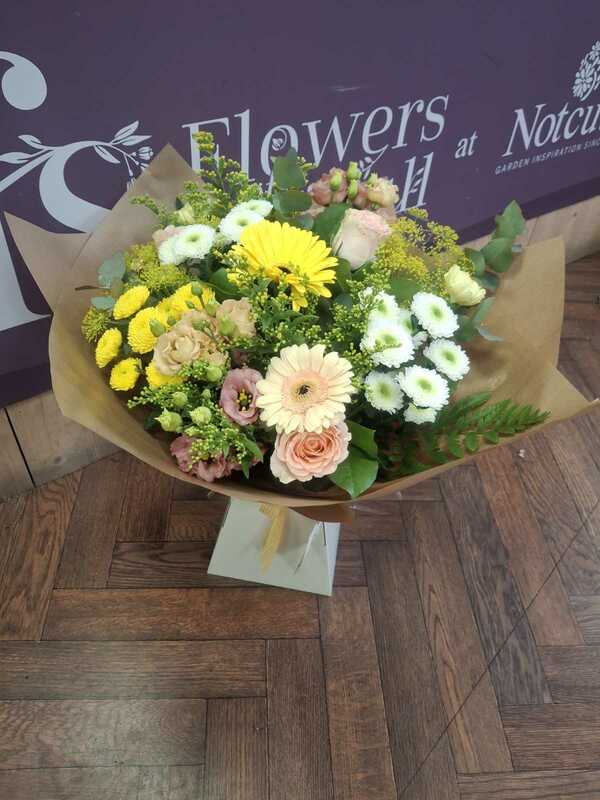 Flowers delivered to customer