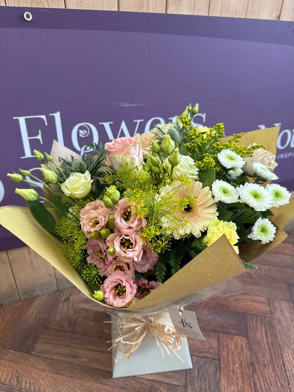 Flowers delivered to customer