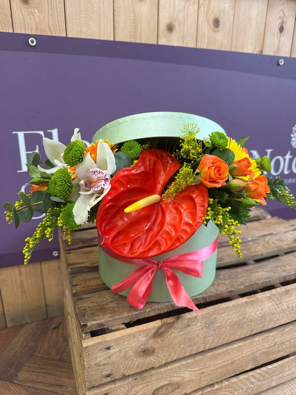 Flowers delivered to customer