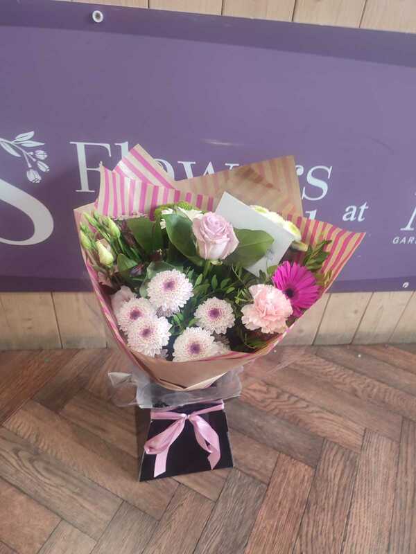 Flowers delivered to customer