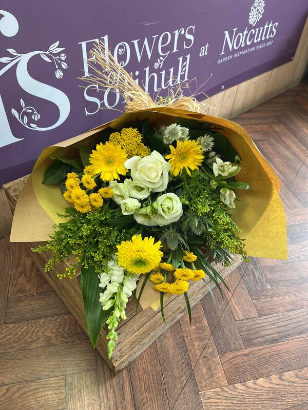 Flowers delivered to customer