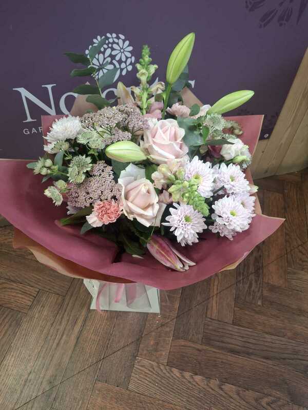 Flowers delivered to customer