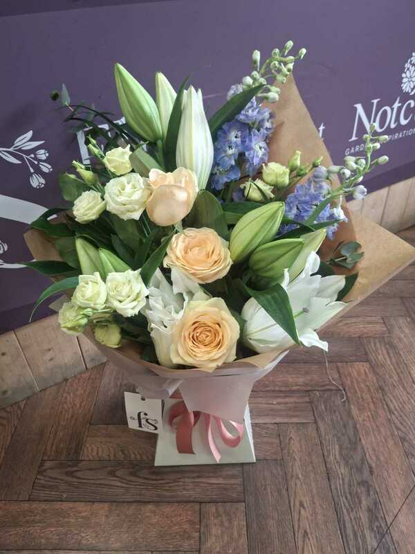 Flowers delivered to customer