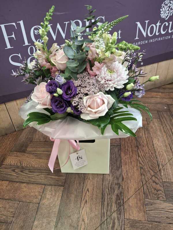 Flowers delivered to customer