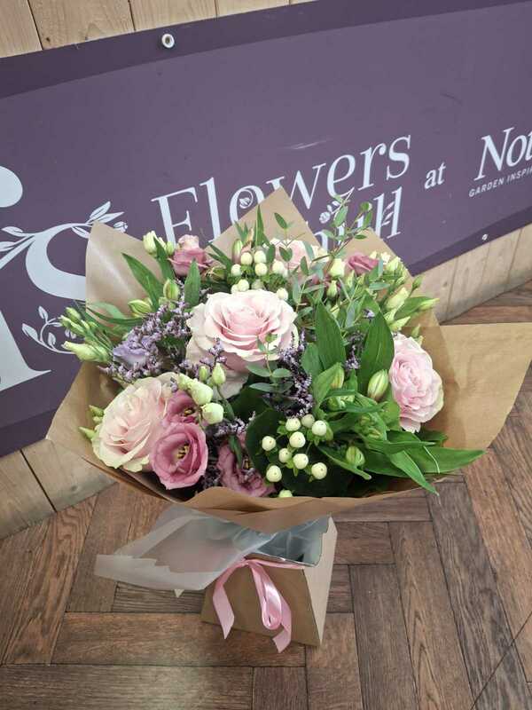 Flowers delivered to customer
