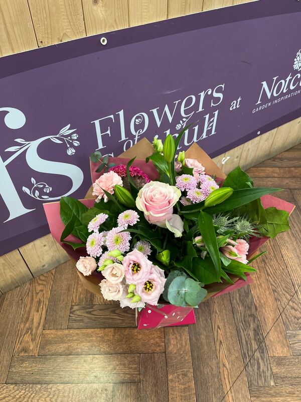 Flowers delivered to customer