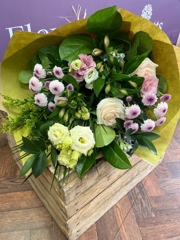 Flowers delivered to customer