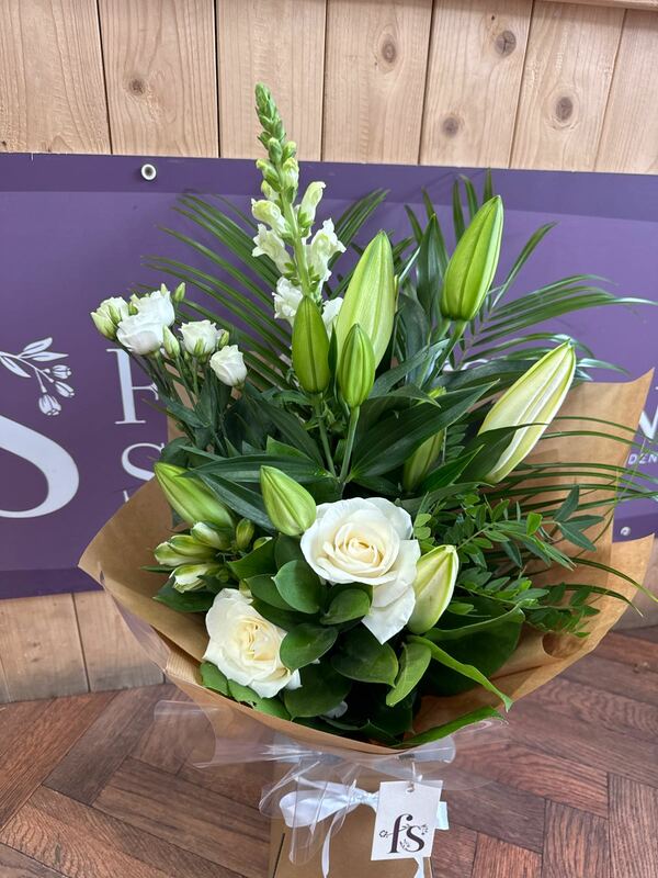 Flowers delivered to customer