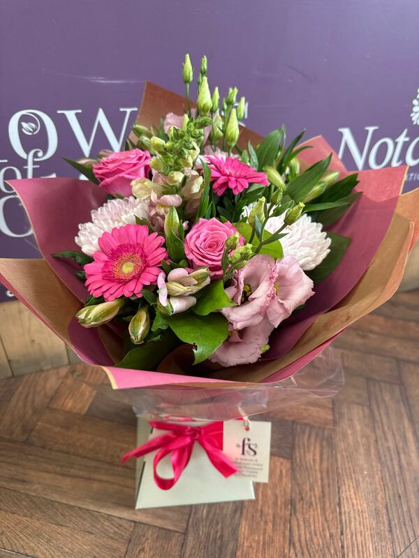 Flowers delivered to customer