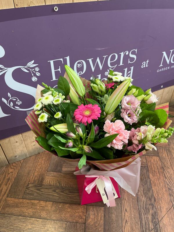 Flowers delivered to customer