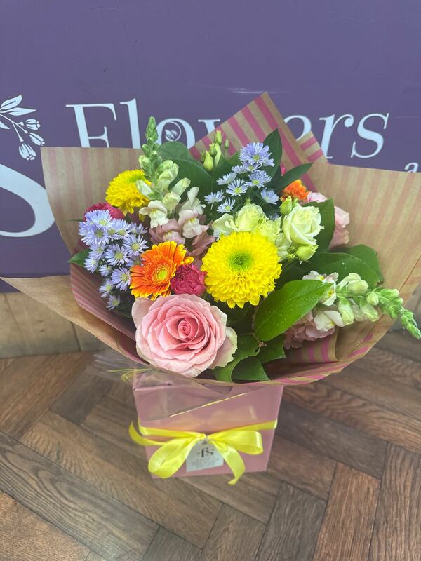 Flowers delivered to customer