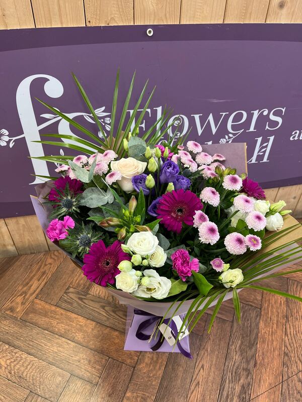 Flowers delivered to customer