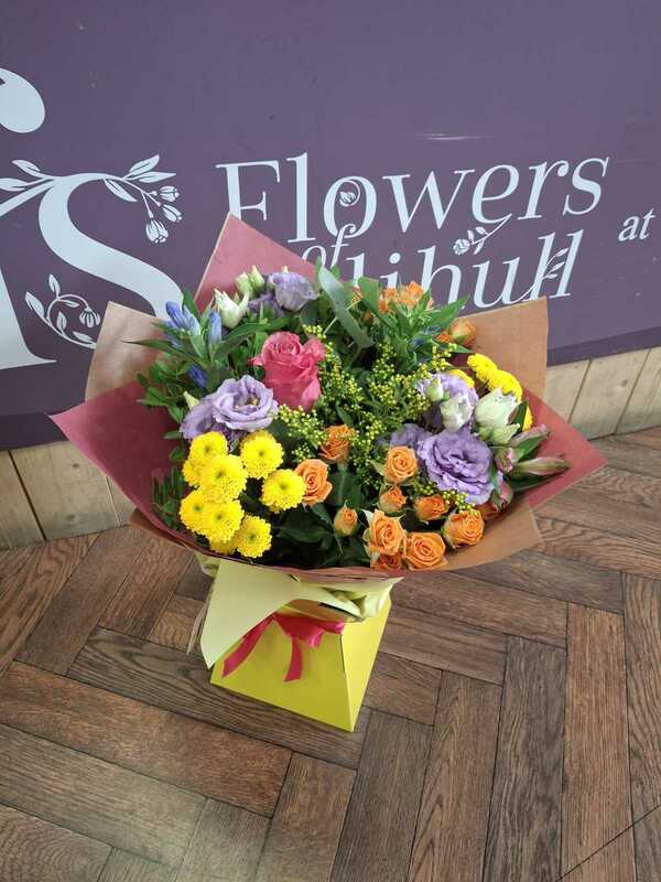 Flowers delivered to customer