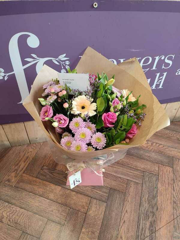 Flowers delivered to customer