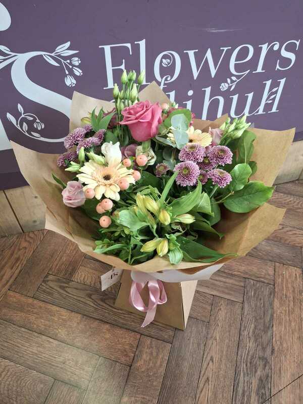 Flowers delivered to customer
