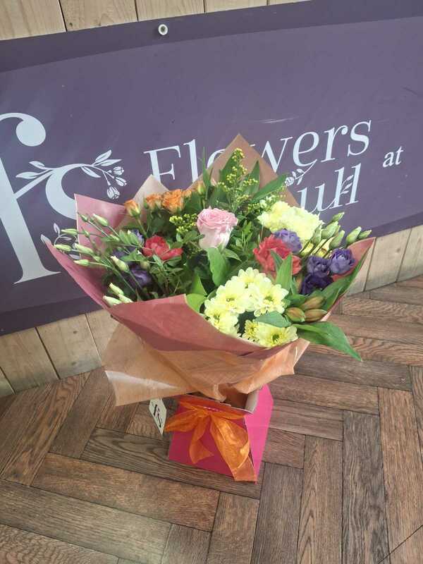 Flowers delivered to customer