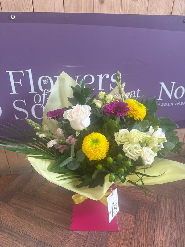 Flowers delivered to customer