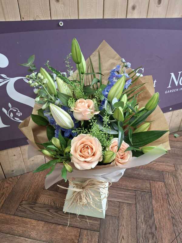 Flowers delivered to customer