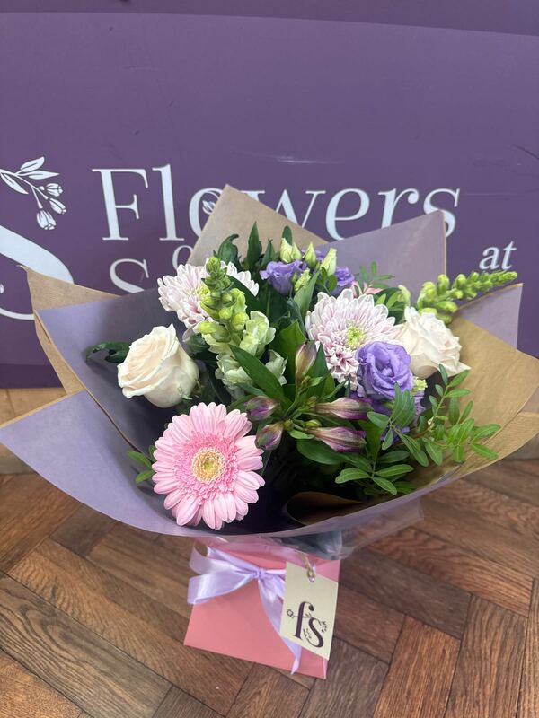 Flowers delivered to customer