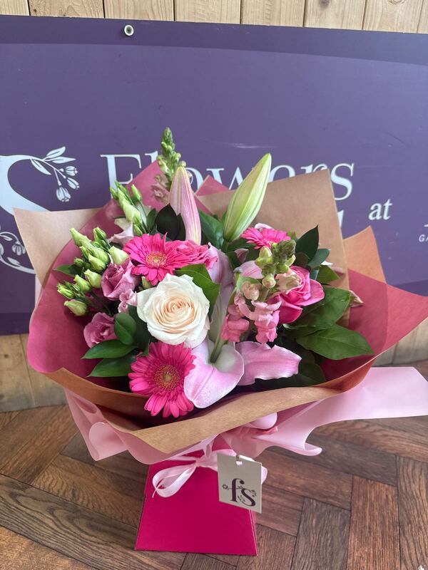 Flowers delivered to customer