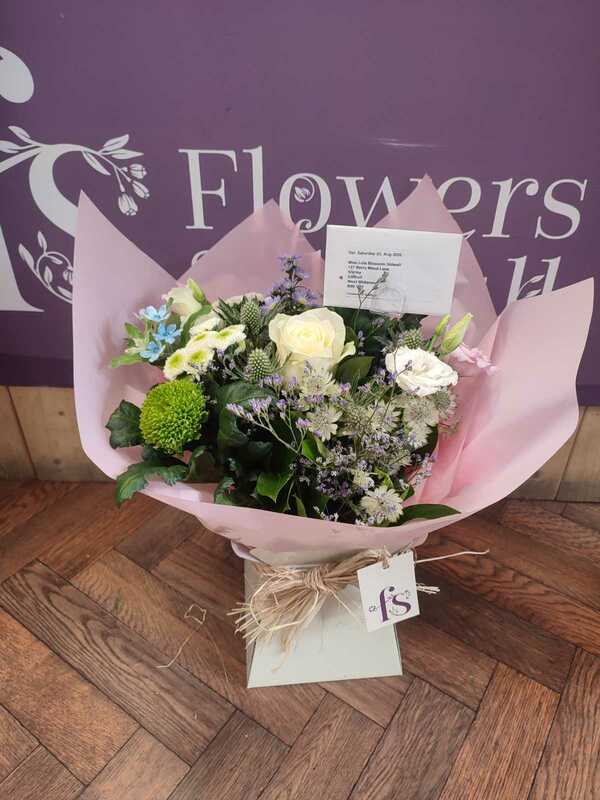 Flowers delivered to customer
